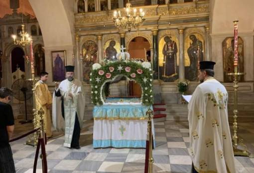 Ο Επιτάφιος της Θεοτόκου στην καστροπολιτεία της Μονεμβασιάς