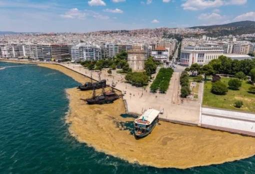Επιμένει η ερυθρά παλίρροια  στον Θερμαϊκό