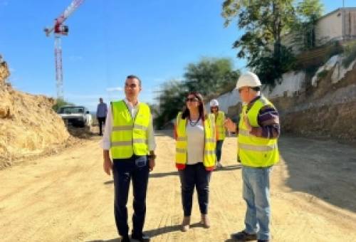 Στο εργοτάξιο του νέου Νοσοκομείου Σπάρτης ο Μ. Θεμιστοκλέους