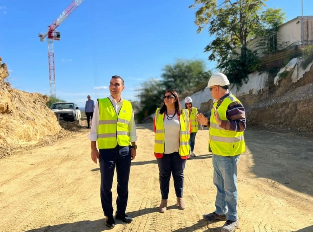 Στο εργοτάξιο του νέου Νοσοκομείου Σπάρτης ο Μ. Θεμιστοκλέους