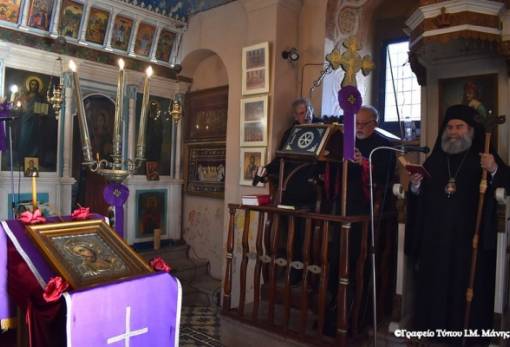 Ο Μητροπολίτης Μάνης στην ακολουθία του Νυμφίου