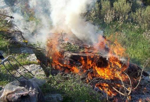 Μέτρα που πρέπει να τηρούνται για την καύση υπολειμμάτων καλλιεργειών