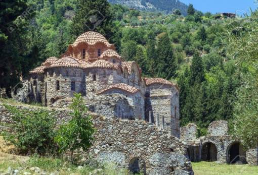 Λειτουργία στην Οδηγήτρια  του βυζαντινού Μυστρά