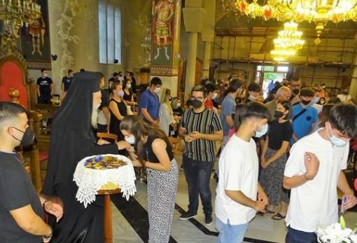 Μεγάλη συμμετοχή μαθητών στην παράκληση ενόψει Πανελλαδικών στη Σπάρτη (ΦΩΤΟ)