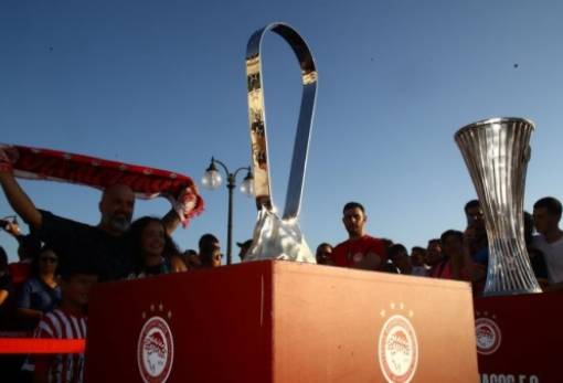 Καταφτάνουν Σπάρτη οι ευρω-κούπες του Ολυμπιακού