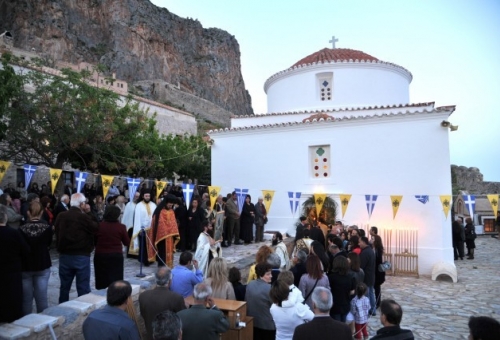 Θυρανοίξια της Παναγίας στη Μονεμβασιά