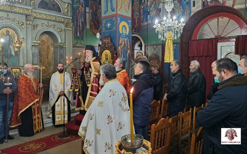 &Omicron; &epsilon;&omicron;&rho;&tau;&alpha;&sigma;&mu;ό&sigmaf; &tau;&omicron;&upsilon; &Alpha;&gamma;ί&omicron;&upsilon; &Chi;&alpha;&rho;&alpha;&lambda;ά&mu;&pi;&omicron;&upsilon;&sigmaf; &sigma;&epsilon; &Lambda;ά&chi;&iota; &kappa;&alpha;&iota; &Epsilon;&lambda;ί&kappa;&alpha;