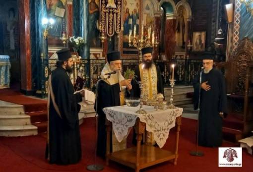 Αγιασμός στη Σχολή Βυζαντινής Μουσικής της ΙΜΜ & Σπάρτης