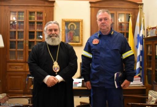 Στον Μητροπολίτη Μάνης ο νέος «Λακωνάρχης» της Πυροσβεστικής