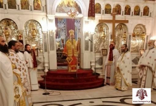 Αγρυπνία τελέστηκε στον ΙΝ Οσίου Νίκωνος Σπάρτης