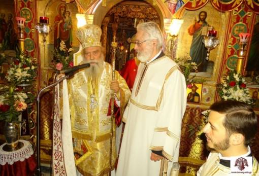 Χειροτονία του Θεοδώρου Κυριαζόπουλου σε Διάκονο στον ΙΝ Παναγίας Πορταΐτισσας Σπάρτης