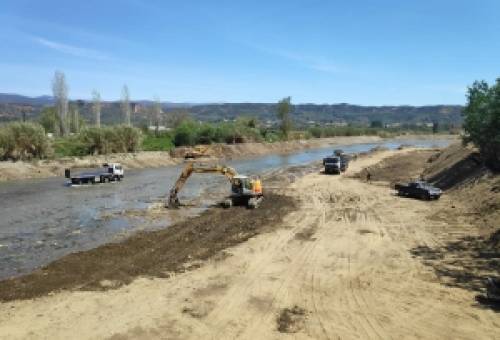 Καθαρισμός και διευθέτηση της κοίτης του Ευρώτα (ΦΩΤΟ)