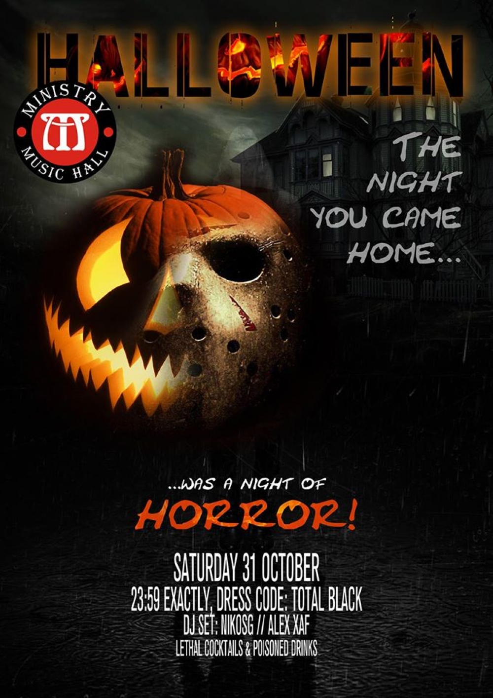 A Night of Horror at Ministry Music Hall...