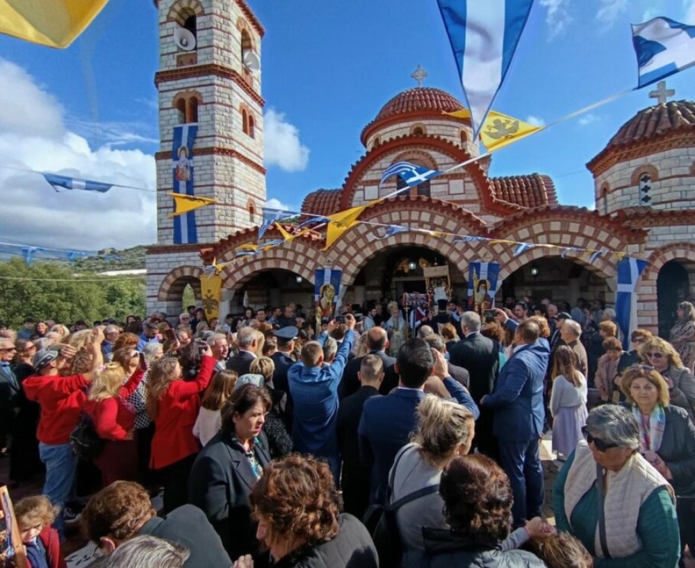 Εορτάστηκε με ευλάβεια η μνήμη του Αγίου Νεκταρίου στη Συκέα