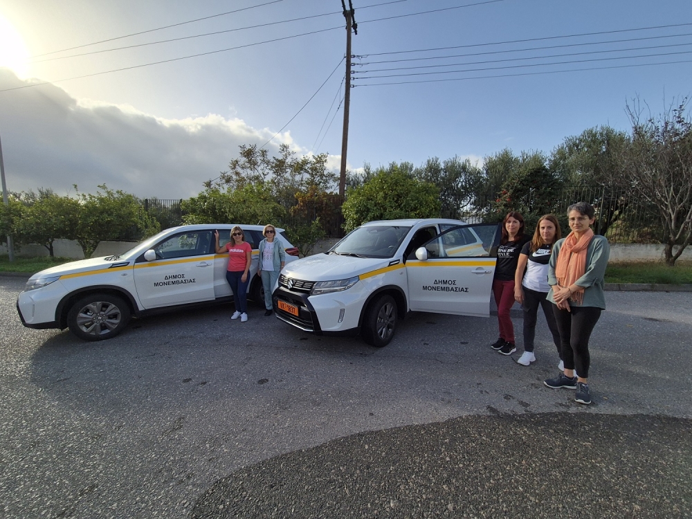 Εξοπλίστηκε με δύο οχήματα το «Βοήθεια στο Σπίτι» στον Δ. Μονεμβασίας