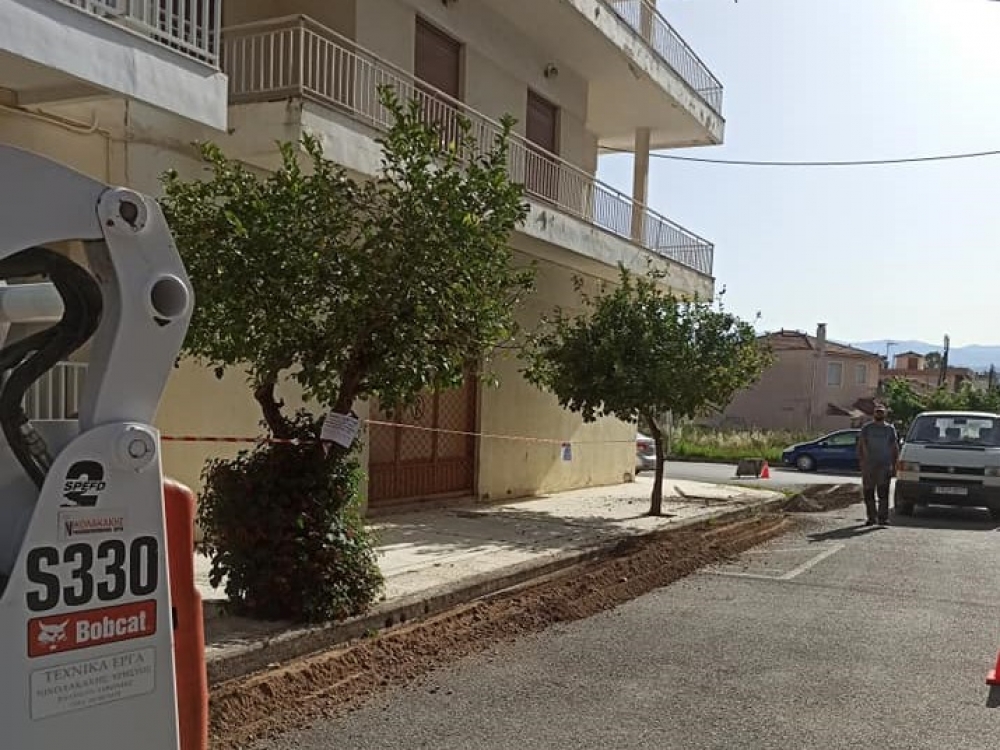 Ξεκίνησαν οι εργασίες για το νέο ηλεκτροφωτισμό της Σπάρτης