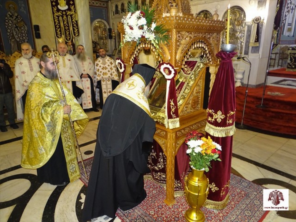 &Tau;&epsilon;&lambda;έ&sigma;&tau;&eta;&kappa;&epsilon; &omicron; &epsilon;&sigma;&pi;&epsilon;&rho;&iota;&nu;ό&sigmaf; &epsilon;&nu;&theta;&rho;&omicron;&nu;ί&sigma;&epsilon;&omega;&sigmaf; &tau;&eta;&sigmaf; &epsilon;&iota;&kappa;ό&nu;&alpha;&sigmaf; &tau;&omicron;&upsilon; &Omicron;&sigma;ί&omicron;&upsilon; &Nu;ί&kappa;&omega;&nu;&omicron;&sigmaf;