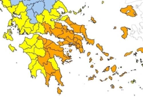 Συναγερμός στη Λακωνία: Πολύ υψηλός κίνδυνος πυρκαγιάς τη Δευτέρα