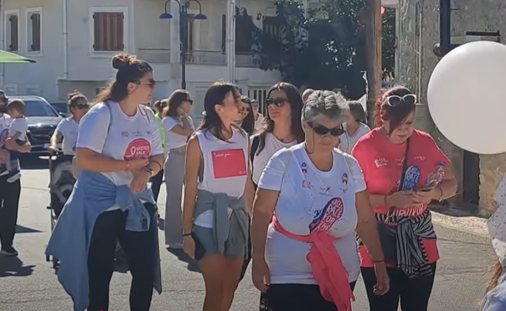 Η Αγγελώνα Λακωνίας έτρεξε για 2η χρονιά στο GREECE RACE FOR THE CURE 2025