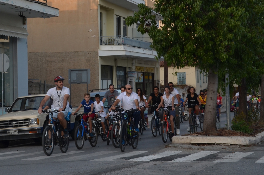 Ποδήλατα ξεχύθηκαν στην πόλη για την Εβδομάδα Κινητικότητας
