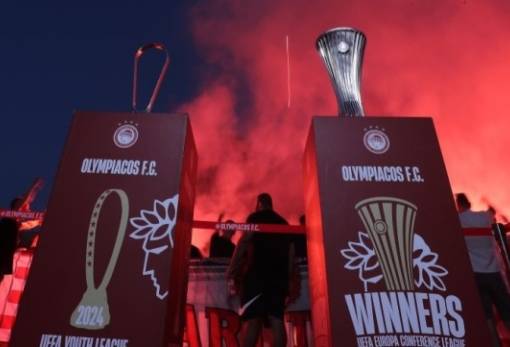 Και στο Γύθειο τα ευρωπαϊκά κύπελλα του Ολυμπιακού