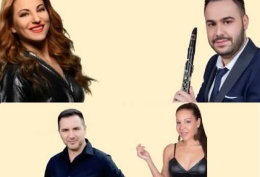 Γλεντάει με Κατσίγιαννη και την παρέα της στη Στεφανιά