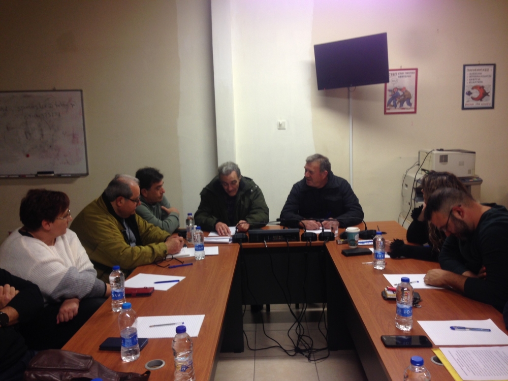 Στρογγυλό τραπέζι συνδικαλιστών Λακωνίας στη Σπάρτη