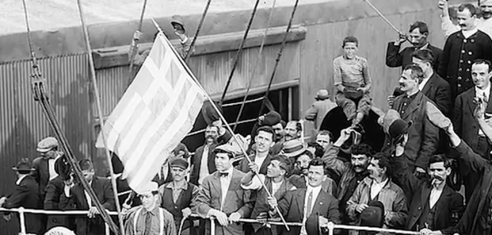 &Omicron;&iota; &pi;&rho;ώ&tau;&omicron;&iota; Έ&lambda;&lambda;&eta;&nu;&epsilon;&sigmaf; &mu;&epsilon;&tau;&alpha;&nu;ά&sigma;&tau;&epsilon;&sigmaf; &sigma;&tau;&eta;&nu; &Alpha;&mu;&epsilon;&rho;&iota;&kappa;ή (&Mu;έ&rho;&omicron;&sigmaf; &Delta;')