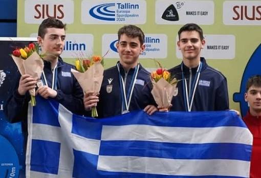 Κατέκτησε μετάλλιο με την Εθνική ο Σπαρτιάτης Άγγελος-Στυλιανός Σαραντάκης