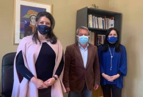 Επίσκεψη της Άννας Καλογεροπούλου στο Δήμο Μονεμβασίας