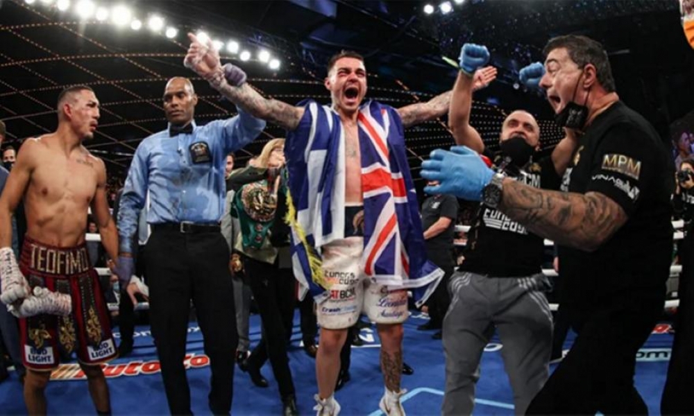 Παγκόσμιος πρωταθλητής πυγμαχίας ο Σπαρτιάτης Τζορτζ Καμπόσος